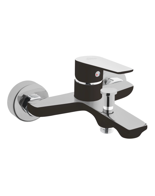 Zdjęcie: Bateria wannowa Dokos czarny/chrom INVENA