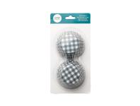 Zdjęcie: Foremki do babeczek zdobione 100 szt. dekoracja kratka 5x3,5 cm ALTOMDESIGN