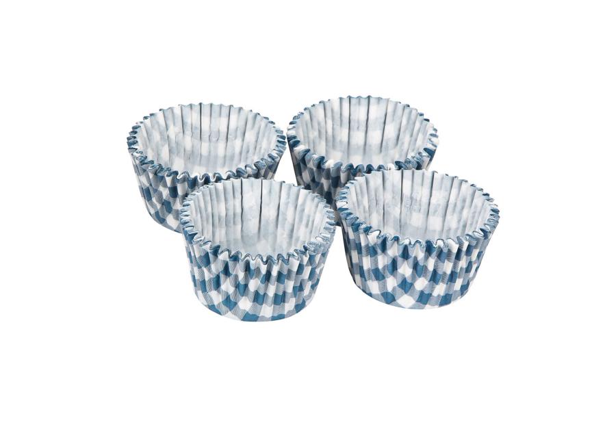 Zdjęcie: Foremki do babeczek zdobione 100 szt. dekoracja kratka 5x3,5 cm ALTOMDESIGN