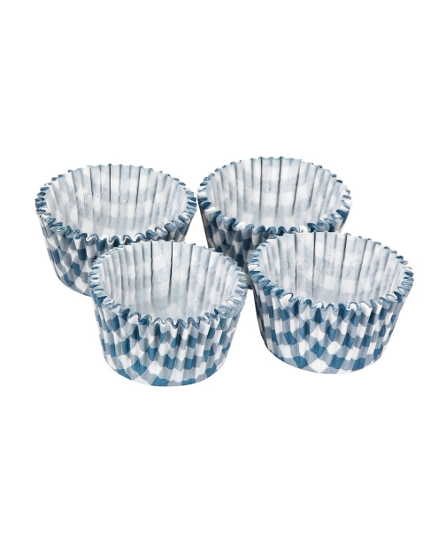 Zdjęcie: Foremki do babeczek zdobione 100 szt. dekoracja kratka 5x3,5 cm ALTOMDESIGN