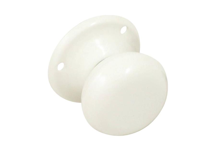 Zdjęcie: Gałka drzwiowa stalowa OR biała METRO