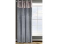 Zdjęcie: Zasłona gotowa D91 Agnes 140x250 cm grafitowy EUROFIRANY