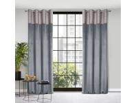 Zdjęcie: Zasłona gotowa D91 Agnes 140x250 cm grafitowy EUROFIRANY