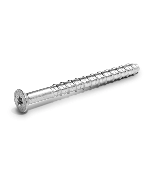 Zdjęcie: Wkręt w ocynku płatkowym do betonu z łbem stożkowym R-LX -CS-ZF 8x100 mm 100 sztuk RAWLPLUG