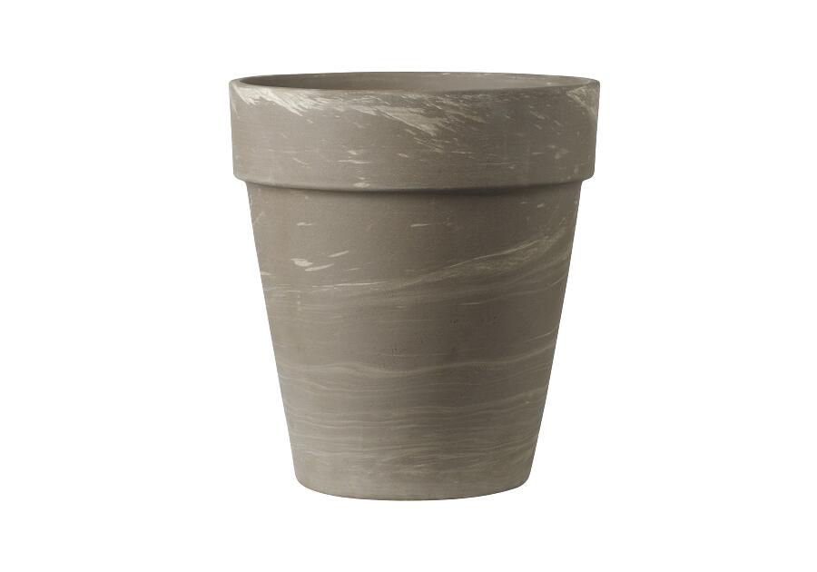 Zdjęcie: Doniczka ceramiczna Vaso Alto Duo Bianco 30 cm grafitowa DMS