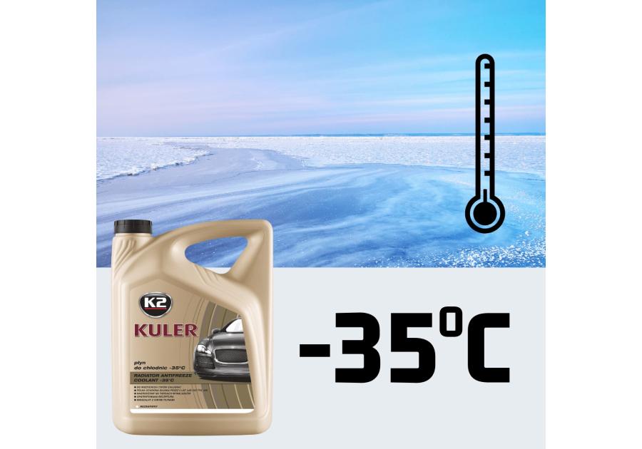 Zdjęcie: Płyn do chłodnic 5 L bezbarwny Kuler K2