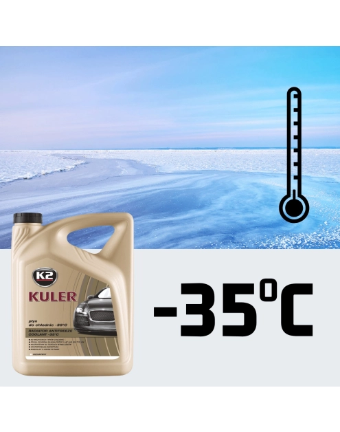 Zdjęcie: Płyn do chłodnic 5 L bezbarwny Kuler K2