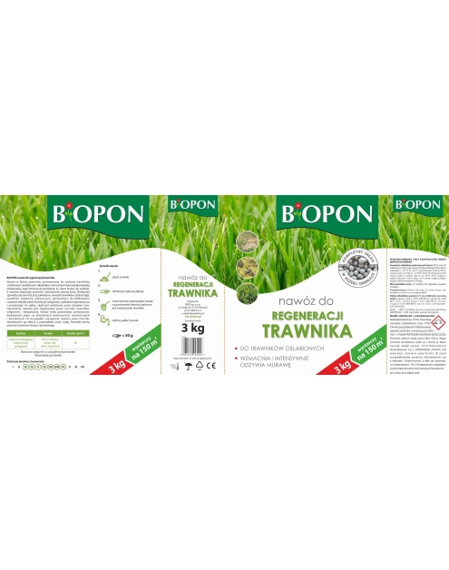 Zdjęcie: Nawóz do regeneracji trawnika 3 kg BOPON