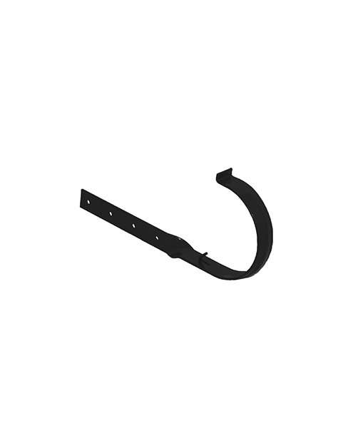 Zdjęcie: Uchwyt rynny stal skręcany Kanion 70 mm czarny ocynk WAVIN