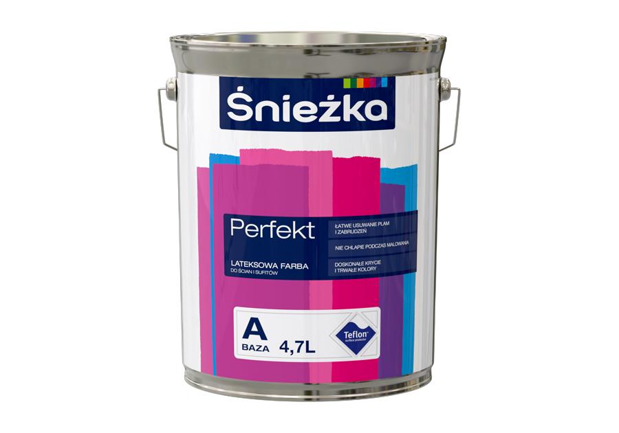 Zdjęcie: Emulsja lateksowa Perfekt BazaA 4,7L ŚNIEŻKA
