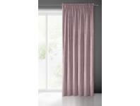 Zdjęcie: Zasłona gotowa Aurora na taśmie 140 x 270 cm pudrowy róż EUROFIRANY