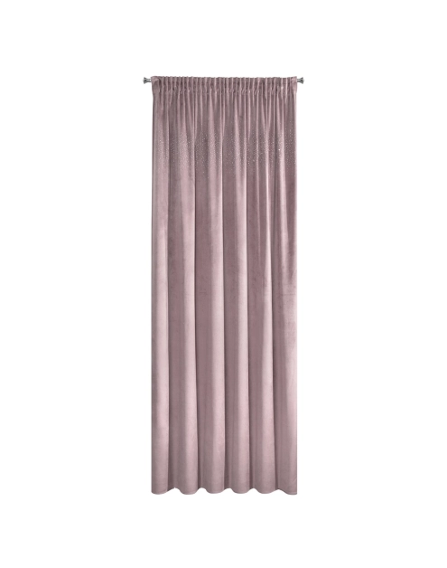 Zdjęcie: Zasłona gotowa Aurora na taśmie 140 x 270 cm pudrowy róż EUROFIRANY