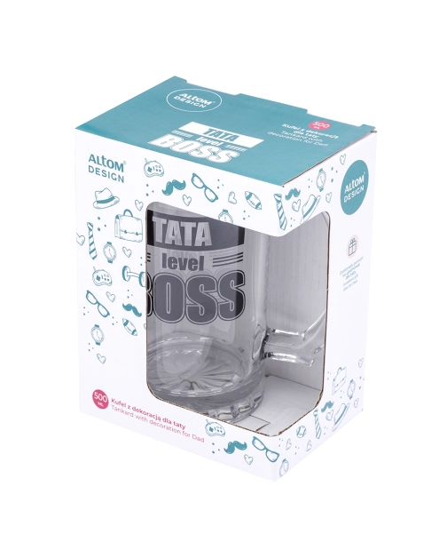 Zdjęcie: Kufel z dekoracją tata boss 500 ml ALTOM DESIGN