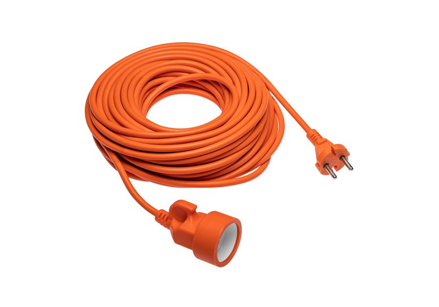 Zdjęcie: Przedłużacz ogrodowy 2x1,0 mm2 UNI, 10 m GTV