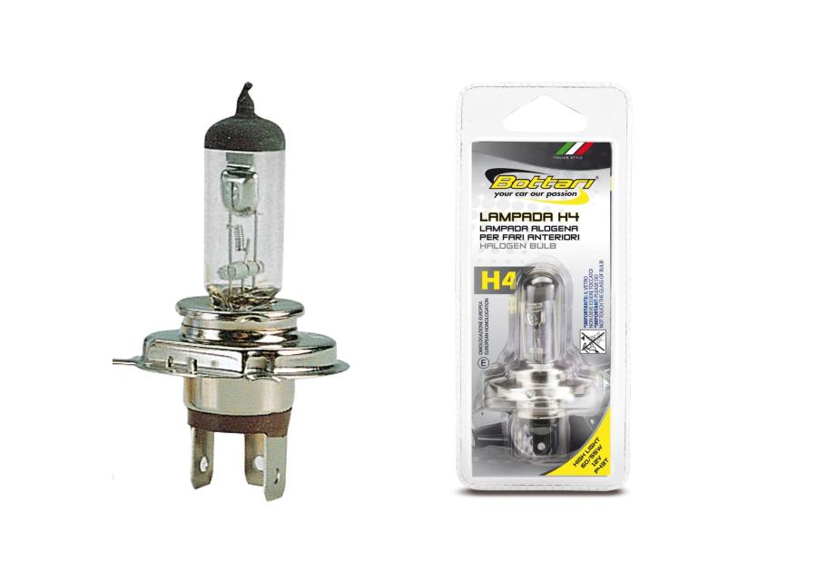Zdjęcie: Żarówka halogenowa H4 12 V, 60/55 W - P43T BOTTARI