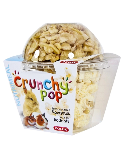 Zdjęcie: Przysmak dla gryzoni Crunchy Pop banan 63 g ZOLUX