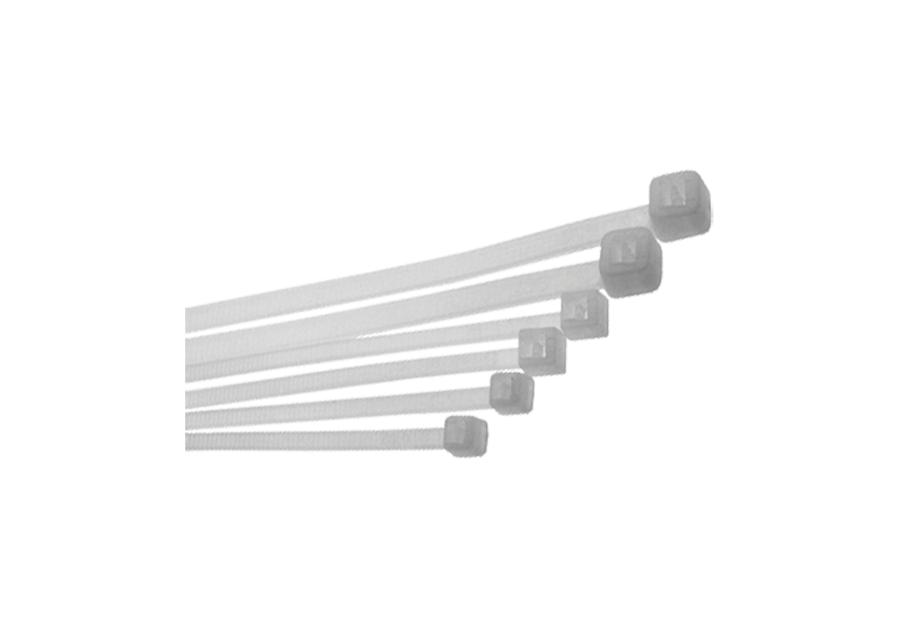 Zdjęcie: Opaska zaciskowa Cable Tie 2,5*100 kolor biały HOROZ