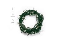 Zdjęcie: Lampki choinkowe LED 4,95 m biały ciepły 100 lampek zielony przewód BULINEX