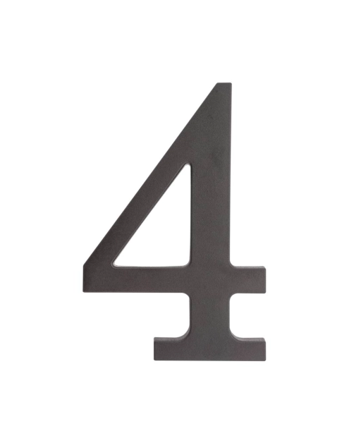 Zdjęcie: Cyfra 4 plastikowa czarna 180 mm METRO