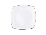 Zdjęcie: Talerz deserowy 18 cm Moderna Kwadratowa Gold MARIA PAULA