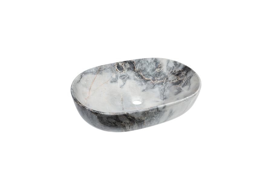 Zdjęcie: Umywalka nablatowa Korfu Trend 60 cm, efekt marmuru INVENA