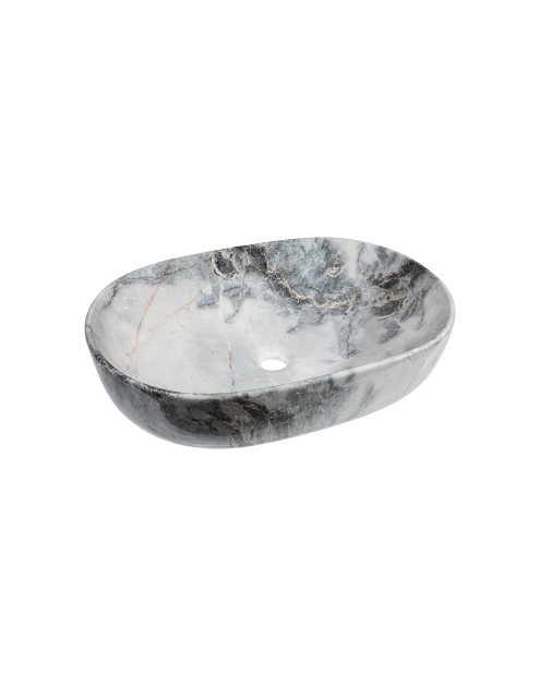 Zdjęcie: Umywalka nablatowa Korfu Trend 60 cm, efekt marmuru INVENA