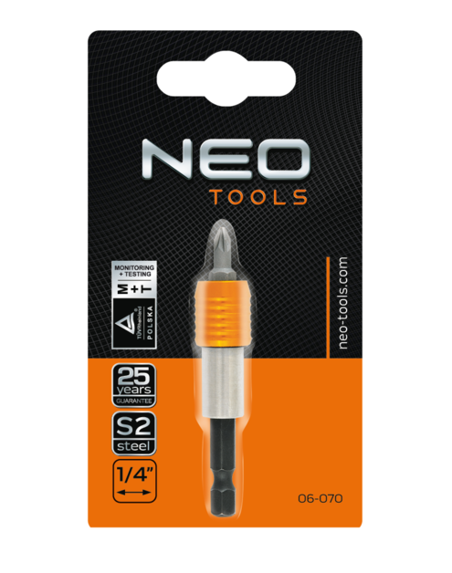 Zdjęcie: Uchwyt do końcówek, 1/4", 65 mm NEO