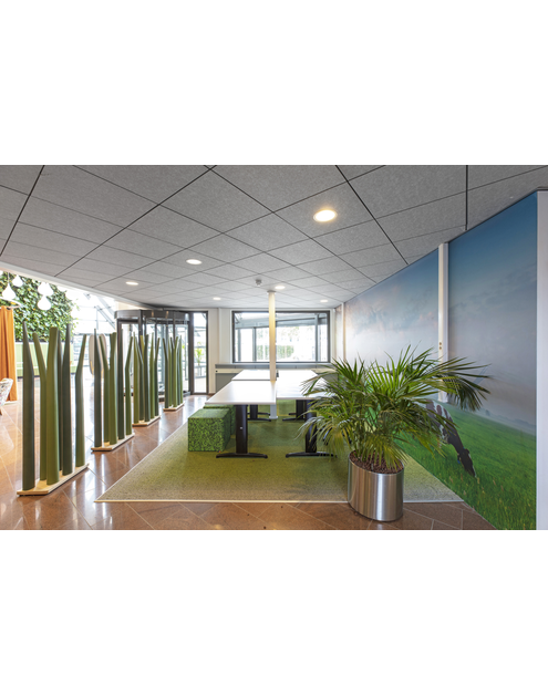 Zdjęcie: Płyta sufitowa Color-all Charcoal X 600x600x22 mm akustyczny sufit podwieszany ROCKFON