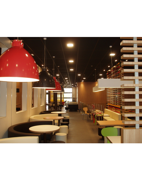 Zdjęcie: Płyta sufitowa Color-all Charcoal X 600x600x22 mm akustyczny sufit podwieszany ROCKFON