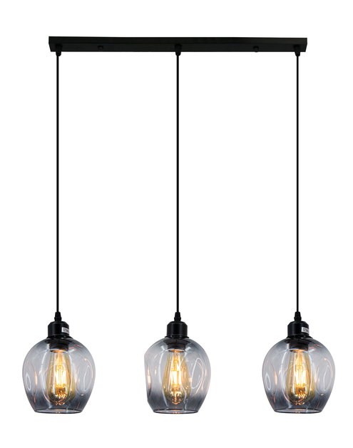 Zdjęcie: Lampa wisząca Atena 8182/3 BL ELEM