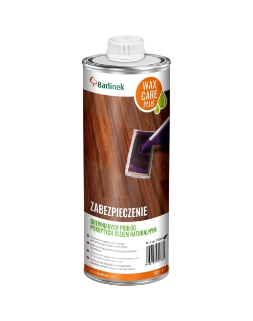 Zdjęcie: Środek do pielęgnacji podłóg pokrytych olejem naturalnym Wax Care Plus 1 L  BARLINEK