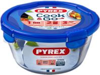 Zdjęcie: Naczynie żaroodporne 20 cm z pokrwyą hermetyczną okragłe PYREX