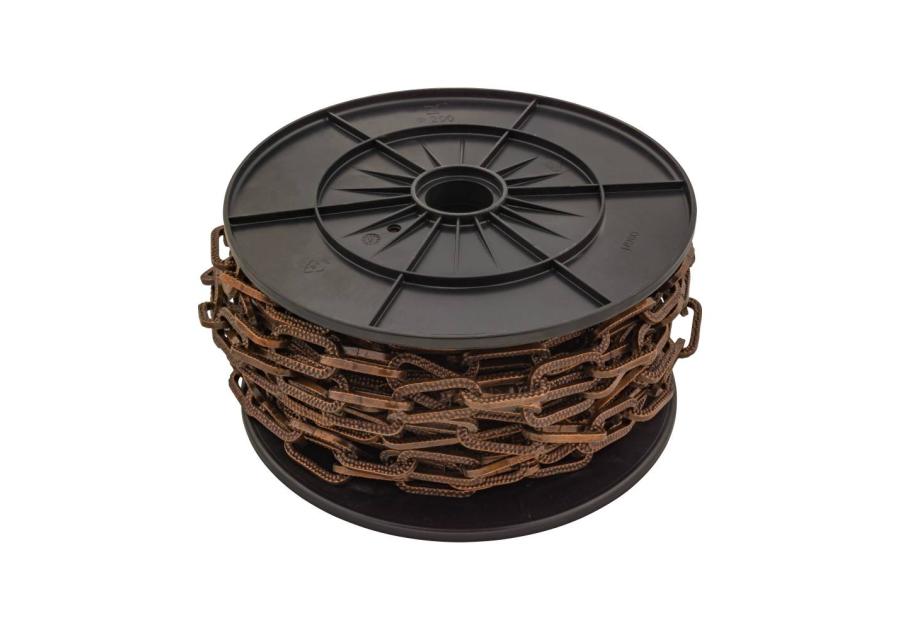 Zdjęcie: Łańcuch dekoracyjny kwadratowa brąz 4 mm, 20 m METRO