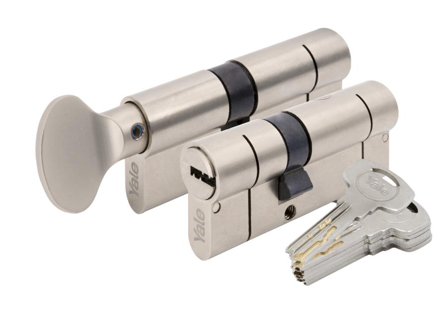 Zdjęcie: Komplet wkładek 2100 50/40 + 50/40G satyna YALE