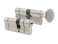 Zdjęcie: Komplet wkładek 2100 50/40 + 50/40G satyna YALE