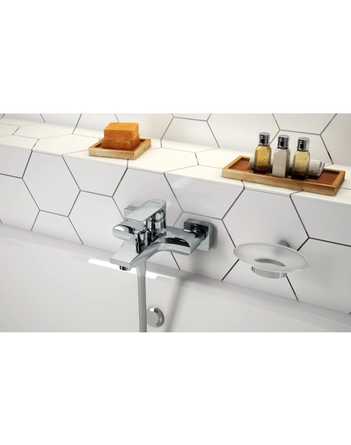 Zdjęcie: Bateria wannowa ścienna Algeo Square FERRO