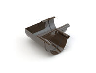 Zdjęcie: Narożnik rynnowy wewnetrzny 150 mm ciemny brąz GAMRAT