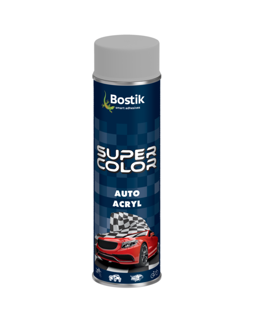 Zdjęcie: Lakier akrylowy motoryzacyjny Super Color Auto Acryl aluminium 500 ml BOSTIK