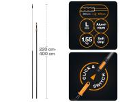 Zdjęcie: Trzonek teleskopowy aluminiowy długi rozmiar L, 220 cm - 400 cm One Click FISKARS