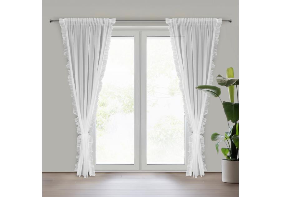 Zdjęcie: Firana gotowa Kathy na taśmie 140 x 270 cm biały EUROFIRANY