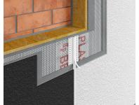 Zdjęcie: Listwa PVC dylatacyjna, podtynkowa z siatką BP15 EXT L300 szary ciemny BELLA PLAST