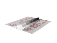 Zdjęcie: Listwa PVC dylatacyjna, podtynkowa z siatką BP15 EXT L300 szary ciemny BELLA PLAST