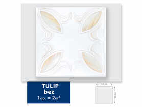 Kaseton Exclusiv Tulip beż (2 m2) biały DMS