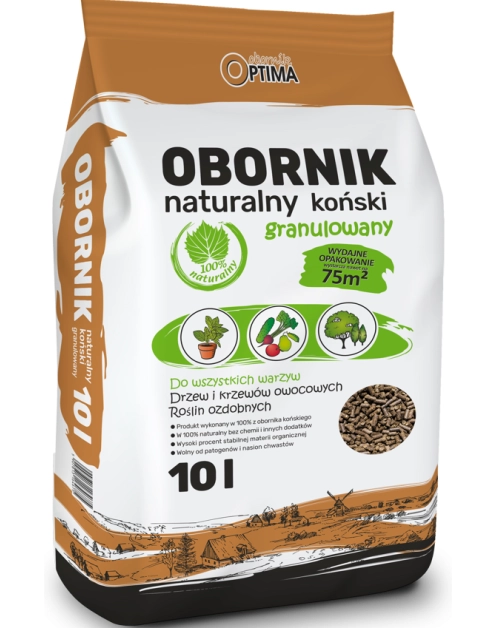 Zdjęcie: Obornik naturalny koński granulowny Optima 10L BIOVITA