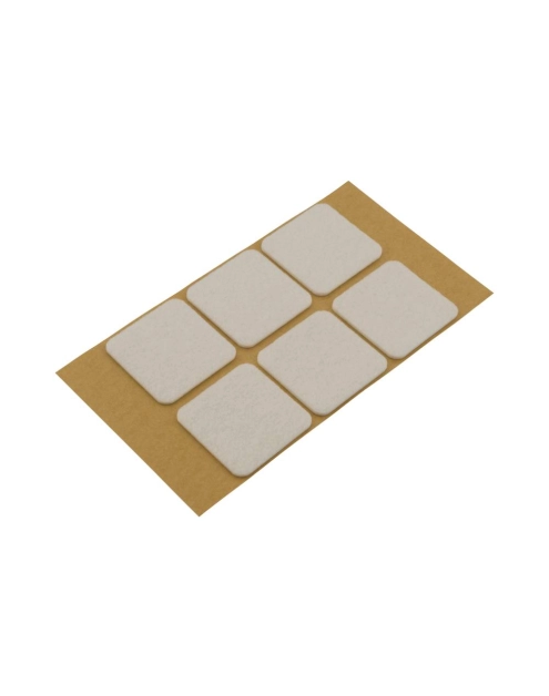 Zdjęcie: Podkładki filcowe samoprzylepne białe 40x40 mm METRO