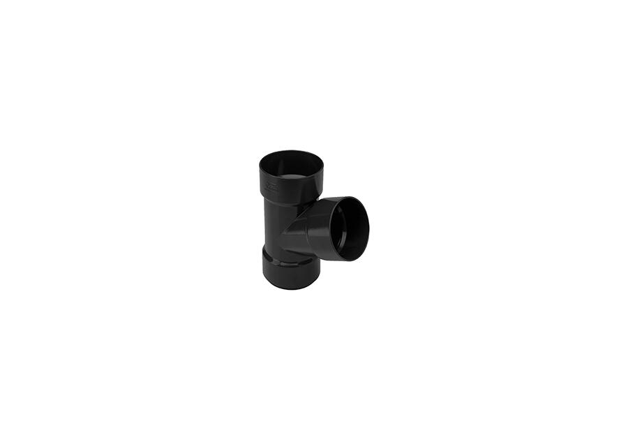 Zdjęcie: Trójnik dwukielichowy Kanion 110/110x67 mm czarny WAVIN