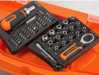 Zdjęcie: Skrzynka narzędziowa z zestawem narzędzi 40 szt. TACTIX