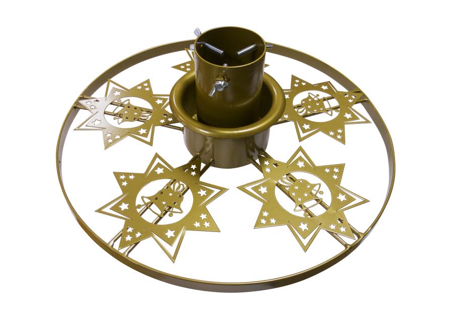 Zdjęcie: Stojak pod choinkę Gwiazdki złoty SŁAWEX