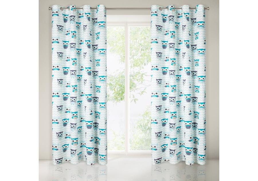 Zdjęcie: Zasłona gotowa Merry 140x250 cm biały EUROFIRANY