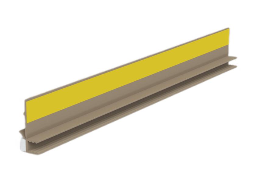 Zdjęcie: Listwa PVC BP12 Mini U L300 6/3 turner oak, tynkarska z uszczelką BELLA PLAST